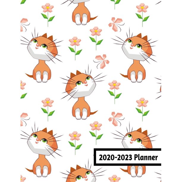 Cat Calendar 2023 20202023 Planner Four Year Monthly Planner 48 Month Calendar Scheduler Diary for 4 Years