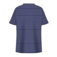 thumbnail image 4 of Tops de Manga Corta de Tamaño Más de las Mujeres, Blusas de Cuello en V Impresas de Verano de Moda para Uso Casual, Diario Y de Fiesta, 4 of 8