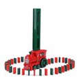 thumbnail image 1 of Juego de bloques de tren de dominó para niños juego de Ehuebsd Tren Eléctrico para entrenamiento sensorial Color aleatorio correr automáticamente regalo educativo, 1 of 8