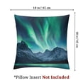 thumbnail image 4 of PIKWEEK Aurora Borealis Pillowcase Night Starry Sky Northern Lights Glitter Colorful Cosmic Stars Pillow Decorative Throw Cushion Cover for Home Couch Bed Multiple specifications Set of 2&nbsp; White, 4 of 7