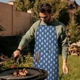 thumbnail image 4 of Blue Bigfoot Pattern Apron-Garden Aprons for Women with Pockets-Cotton Linen Waterproof Kitchen Cooking Gardening Aprons Adjustable for Kitchen,Cooking,BBQ and Salon 33x27 Inch, 4 of 7