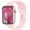 Pink, variant on Restored Apple Watch Series 9 [GPS, 45mm] - Silver Aluminum Case with Storm Blue Sport Band, M/L (Refurbished)