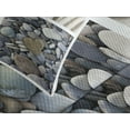thumbnail image 4 of Ambesonne Coastal Quilted Bedspread Set 3 Pcs, Sand and Pebbles Collage, Queen Size, Multicolor, 4 of 5