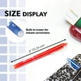 thumbnail image 2 of BAZIC Frizz Erasable Gel Pens, 0.7mm Medium Point, Assorted Colors Ink, Comfort Grip, 1-Pack, 2 of 7