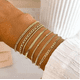 thumbnail image 3 of 15 Pulseras Para Mujer Dama Acero Inox Xtellar Dorado, Joyas Regalos, 3 of 4
