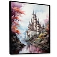 thumbnail image 2 of Designart "Castles captivate Stronghold V" Cityscapes Floater Framed Canvas Print, 2 of 7
