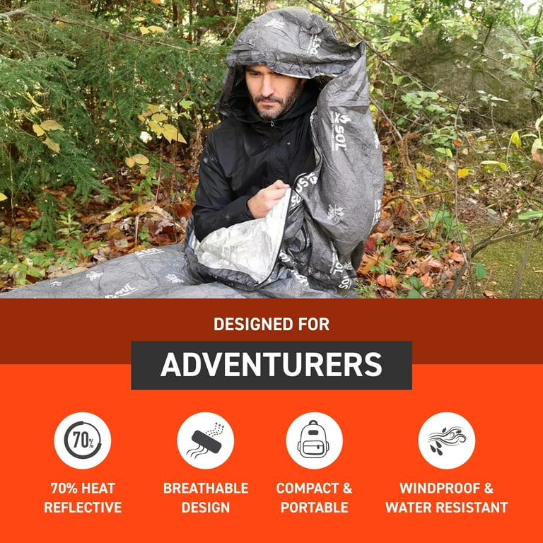 SOL Escape Bivvy XL with Hood - Walmart.com