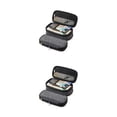thumbnail image 4 of Bearachild Pencil Bag Dual Layer Large Capacity Holder Organizer Case Pencils Bags Stationery Pouch Storage for Student School Office Gris oscuro 2Conjunto, 4 of 6