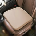 thumbnail image 6 of Universal Car Seat Cushion, Beige Ventilated Silica Gel Pad, Non-Slip Bottom, 15x15 Inches, All-Season Comfort for Driver and Passenger, Easy Install with Storage Pocket, 6 of 8