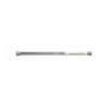 Shower Stall-Sized Steel Shower Curtain Tension Rod in Brass