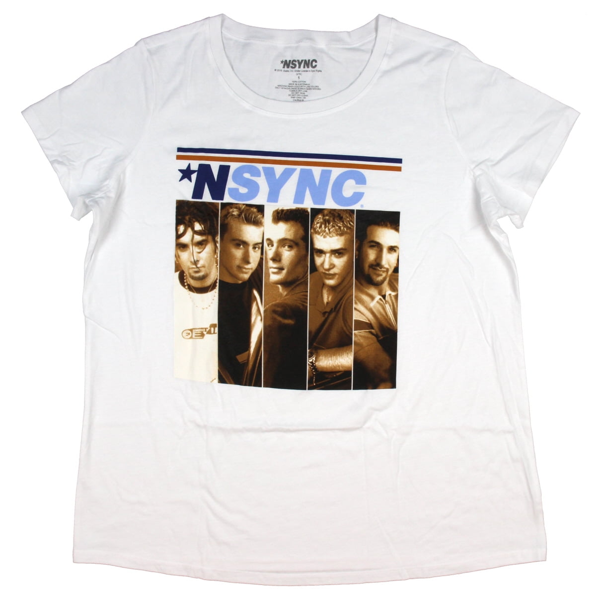 plus size band t shirts