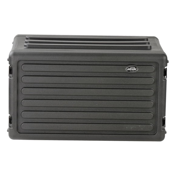 Funda Rack SKB 6U Shallow Roto, duradera, impermeable, con cierres