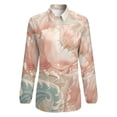 thumbnail image 4 of Wave Peony Long Sleeve Blouse Woman Streetwear Casual Shirts Summer Oversize Woman Streetwear Clothing Birthday Present, 4 of 7