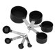 thumbnail image 1 of Juego de 8 cucharas medidoras Nikou Acero inoxidable con mango, 1 of 15