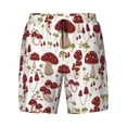 thumbnail image 4 of Lsque Mens Swim Trunks Mushroom Pattern - Bathing Suit Compression Liner - Beach Swim Shorts Swimwear - (S-3XL) - Stretch Quick Dry -X-Large, 4 of 9