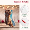 thumbnail image 4 of KLL Cartoon Cloud Puppy for 18" Christmas Stocking Snowman Xmas Stocking Holiday Christmas Decoration Gifts for Family Kids, 4 of 8