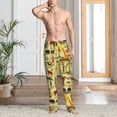 thumbnail image 2 of Balery Ethnic African Pantalones de pijama para hombre, pijama ultraligero, pantalón de descanso-Medium, 2 of 6