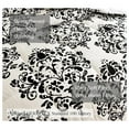 thumbnail image 4 of Down Comforter Set, Extra Warm & Ultra Soft Microfiber, 3 Pieces Bedding Set with 1 Comforter and 2 Pillow Shams (Full/Queen, Black & White Damask), 4 of 6