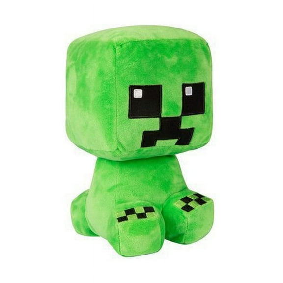 Minecraft Basic 7.8-inch Plush Creeper Stuffed Animal Figure, Soft Doll Inspired by Video Game Character