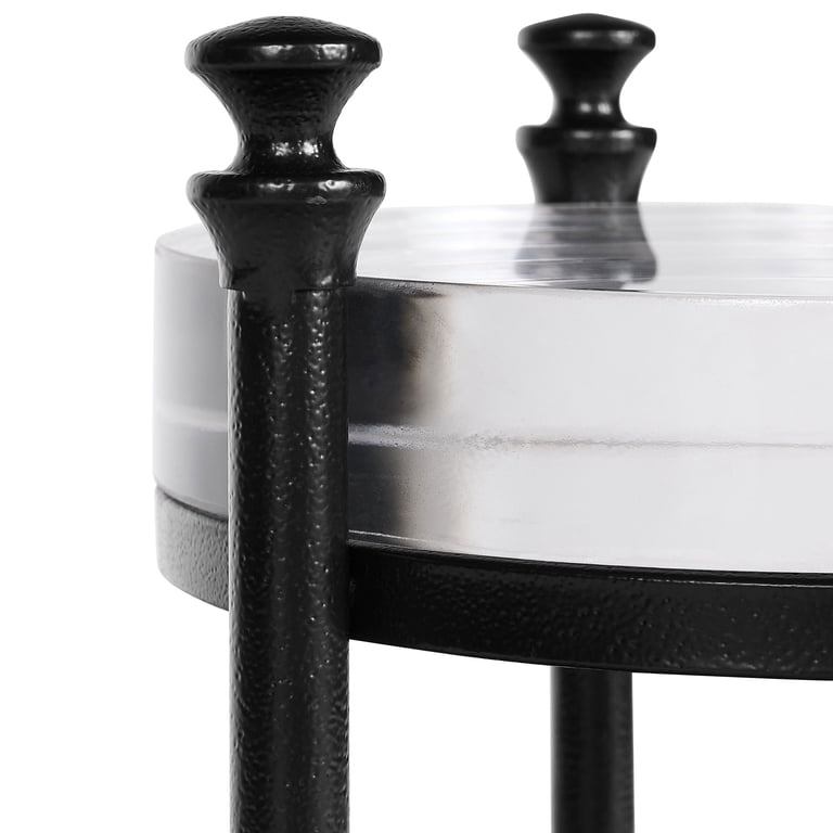 Better Homes & Gardens Ambrose Drink Table, Black Iron photo 7