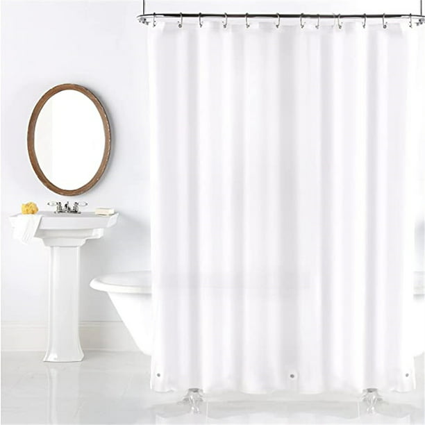Clear Bathroom Shower Curtain Liner, Clear Magnetic Shower Curtain Liner