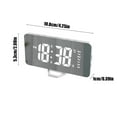 thumbnail image 3 of TOPRenddon Digital Electronic Clock LED Display Electronic Clock Stereo Digital Display Snooze Alarm Clock 12/24H Switching Temperature Display Plug In Version, 3 of 6