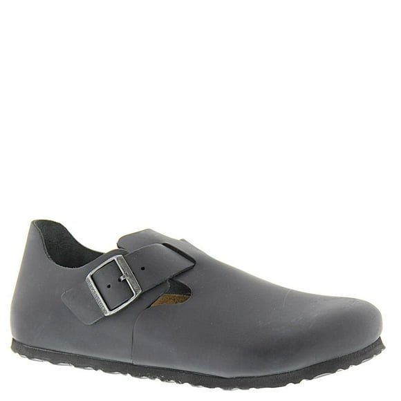 Zueco Birkenstock London de piel engrasada negra para mujer 41EU