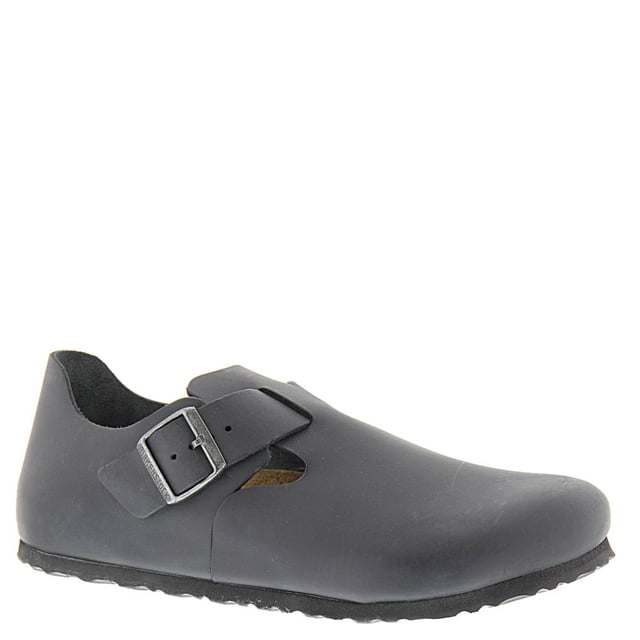 Zueco Birkenstock London de piel engrasada negra para mujer 41EU