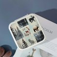 thumbnail image 4 of Autua Bear Deer Paw Prints Jewelry Storage Artifacts Travel Jewelry Box Necklace Ring Earring Organizer Compact Size White, 4 of 5