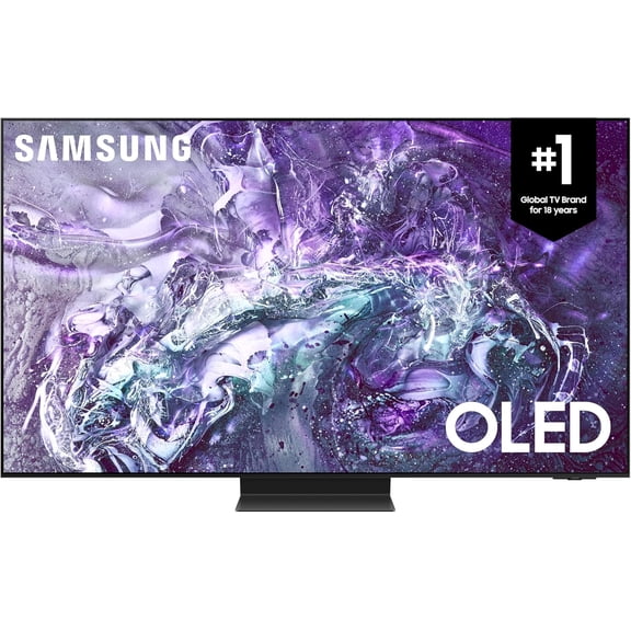 SAMSUNG 77” Inch OLED HDR Pro AI Powered 4K S95D Series | 144 Hz Refresh Rate, Object Tracking Sound+ | Q Symphony, Gaming Hub, Smart TV [2024 Model - QN77S95DAFXZC] – Open Box