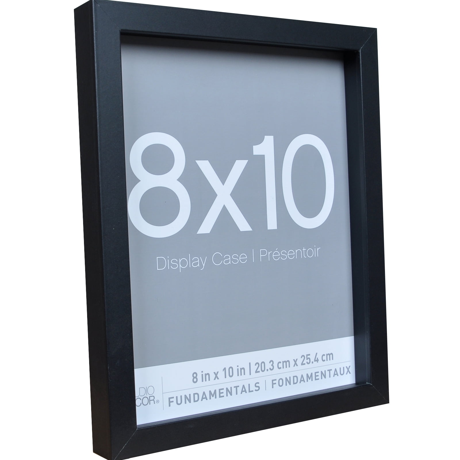8â€ x 10â€ Black Shadow Box Picture Frame by Studio Decor - Memory Box Display Case for Keepsakes - Mementos - and Memorabilia - MDF - 3-Pack