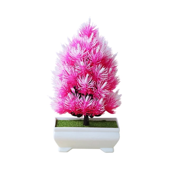Tv Cabinets for Living Room, 8.66x5.51 Inches Multicolor Potted Plants, Realistic Simulation Flowers for Indoor Home, Dining Table Decor