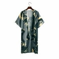 thumbnail image 3 of Womens Flowy Kimono Cardigan Open Front Dress Printed Chiffon Blouse Loose Tops, 3 of 9