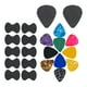 thumbnail image 1 of Empuñaduras para púas de guitarra Hugo Titular de selecciones Negro 22 piezas, 1 of 3