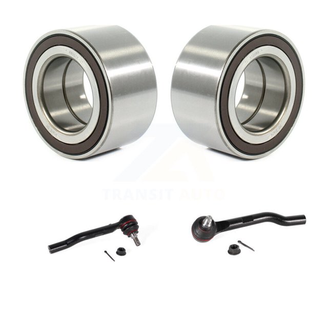 Transit Auto Front Wheel Bearing and Tie Rod End Kit for Car 2017-2019 Honda Ridgeline - Left Right Side (Driver Passenger) K7T-101254