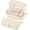 Beige, variant on SUNEE Cute Pencil Case, Large Capacity Pencil Pouch Aesthetic Zipper Pencil Bag, Big Storage Pen Organizer for Stationery, Soft Quilted Pencil Box Back to School Supplies for Teen Girls Boys, Pink