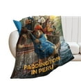thumbnail image 2 of Paddington Bear Bag (3) Luxury Flannel Blanket - Super Soft Anti-Static Plush Warm Blanket for Sofa Bed - Extra Large Cozy Blanket for Men and Women, Home Decor Gift., 2 of 9