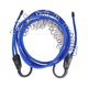 thumbnail image 3 of Tendedero de cuerda, caucho premium, cordón elástico duradero con ganchos, ajustable azul 15 M, 3 of 9