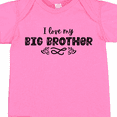 thumbnail image 4 of Inktastic I Love My Big Brother with Hearts Boys or Girls Baby Bodysuit, 4 of 5