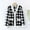 Black, variant on Plush Bed Jackets for Women Fuzzy Fleece Pajama Tops Button Up Sleepwear Long Sleeve Winter Coats with Pockets