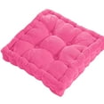 thumbnail image 3 of Office Chair Cushion, Chair Pads and Cushions, 16X16 In, 3 in Thick, Meditation Cushion, Square Fit, Home Workspace, Hot Pink, 1 Pc, 3 of 6