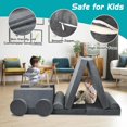 thumbnail image 4 of Lilypelle 10 PCS Modular Kids Play Couch, Child Sectional Sofa, Bedroom Playroom Furniture for Toddlers, Convertible Foam and Floor Cushion for Boys and Girls, 4 of 8