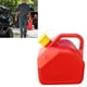 thumbnail image 5 of Lata de gasolina 5L 1,3 galones ABS contenedor de gasolina portátil rojo sin fugas con tubo de salida, 5 of 13