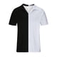 thumbnail image 4 of Los Hombres de Manga Corta Botón Arriba de la Camisa de la Impresión Del Suéter de la Camisa de Cuello de Vuelta, Poliéster, 4 of 4