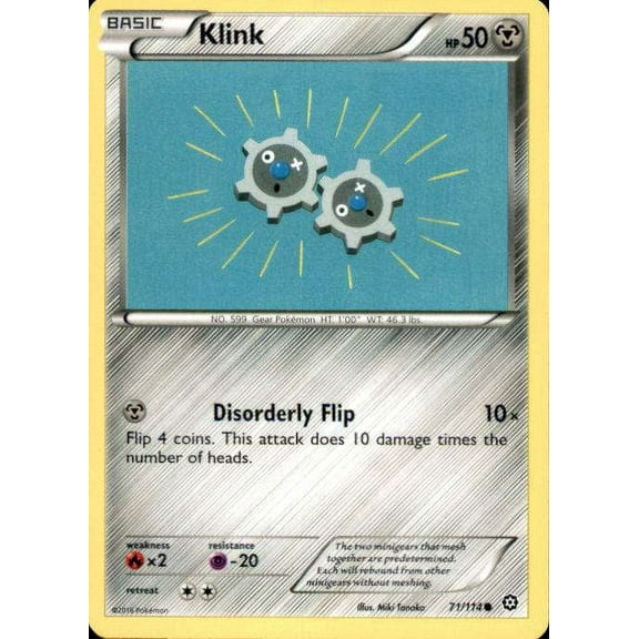 Pokemon Steam Siege Klink #71