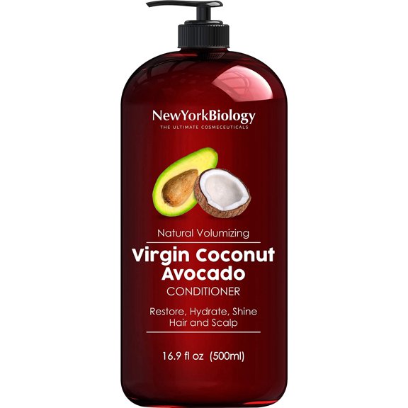 New York Biology Coconut & Avocado Oil Moisturizing Conditioner, 16.9 oz