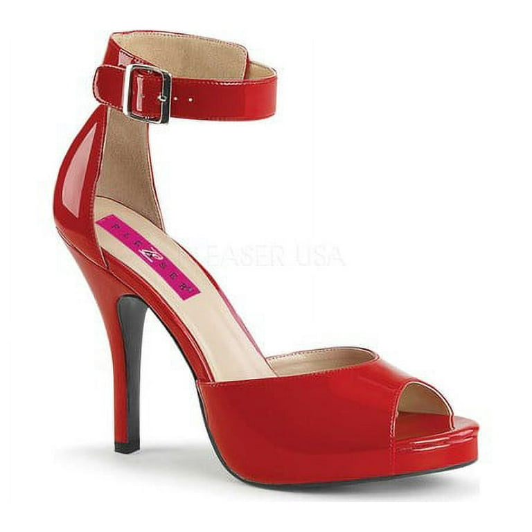 Women's Pleaser Pink Label Eve-02 Ankle Strap Sandal