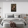thumbnail image 3 of Bumble Bee Poster William Morris Wall Art Retro Farmhouse Mid Century Botanical Cottagecore Dark Academia Decor Canvas Prints Gothic Insect Posters for Office Bedroom Living Room 8x12inch Unframed, 3 of 18