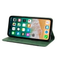 thumbnail image 4 of Allytech Slim Wallet Case for iPhone 14 Pro Max, Luxury PU Leather + Soft TPU Cover with Card Slots & Cash Pocket, Magnetic Closure Kickstand Shockproof Business Case for Women men - Green, 4 of 9