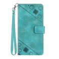 thumbnail image 3 of Feishell for Apple iPhone XS Max 6.5 inch Wallet Case with Wrist Strap,Flip Cover with Embossed Pattern PU Leather Kickstand Credit Card Slots Magnetic Clasp Folio Purse Phone Case,Green, 3 of 7